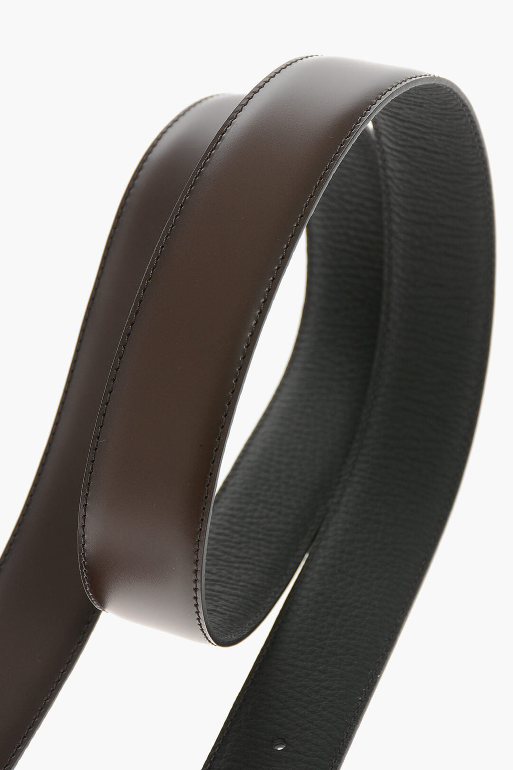 0405~Reversible Leather and Hammered Leather Belt
