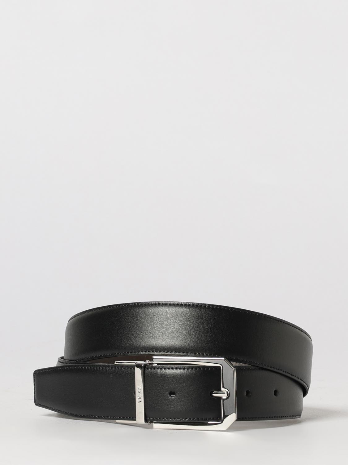 Zegna Belt Men Black