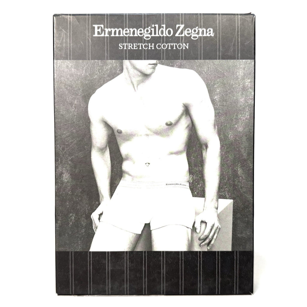 ERMENEGILDO ZEGNA Mens Stretch Cotton Trunk Underwear Black XS