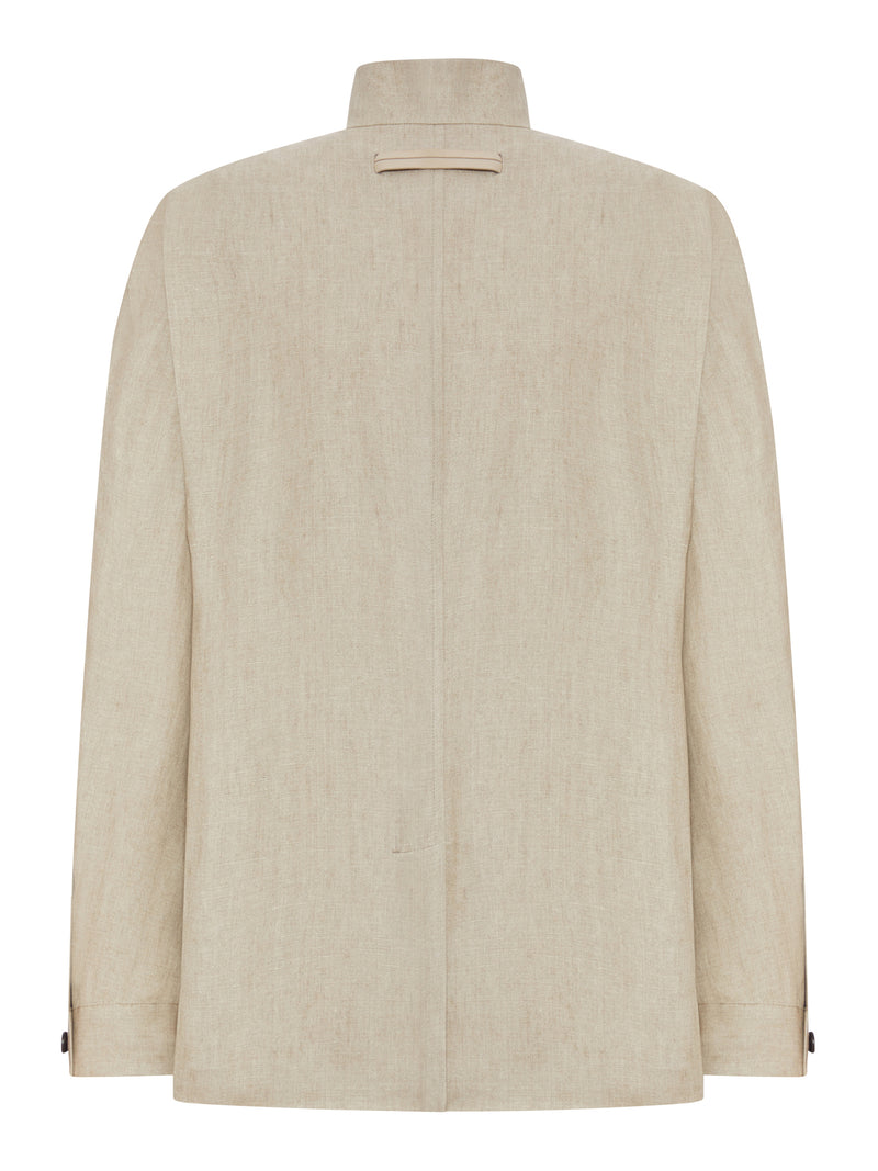 Zegna Men Oasi Lino Chore Jacket