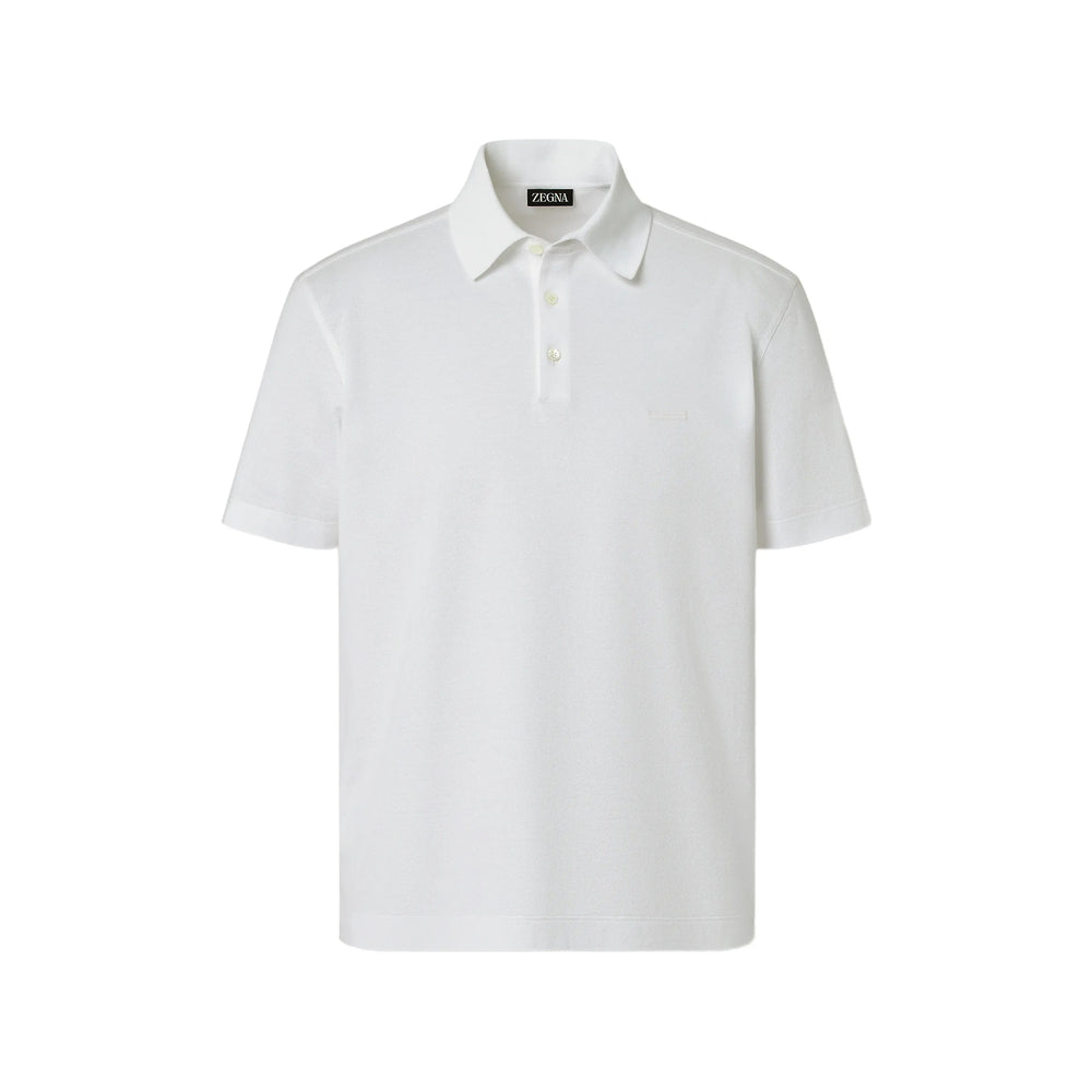 Zegna White Polo Shirts Men
