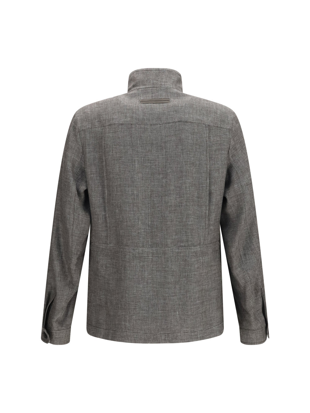 Zegna High-collar Shirt Jacket 001