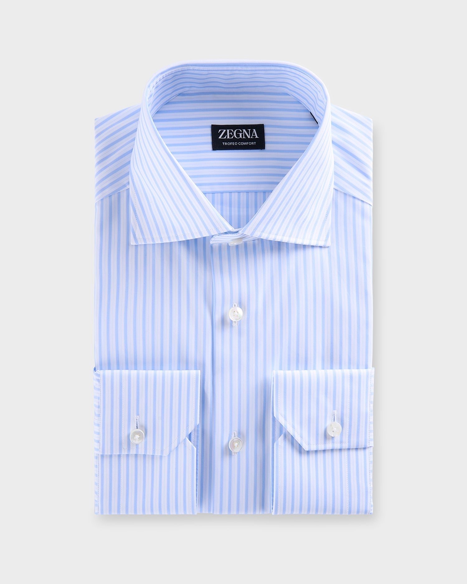 Blue And White Stripe Trofeo Comfort Shirt