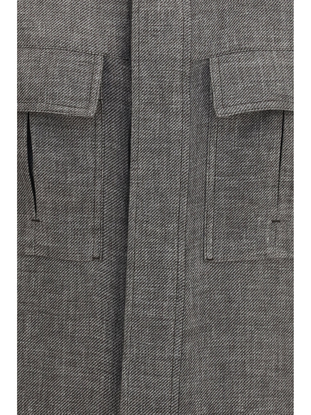 Zegna Men High-Collar Shirt Jacket
