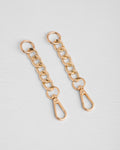 Bag Strap Extender: Gold Chain Set
