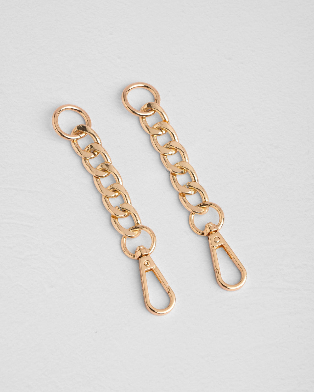 Bag Strap Extender: Gold Chain Set