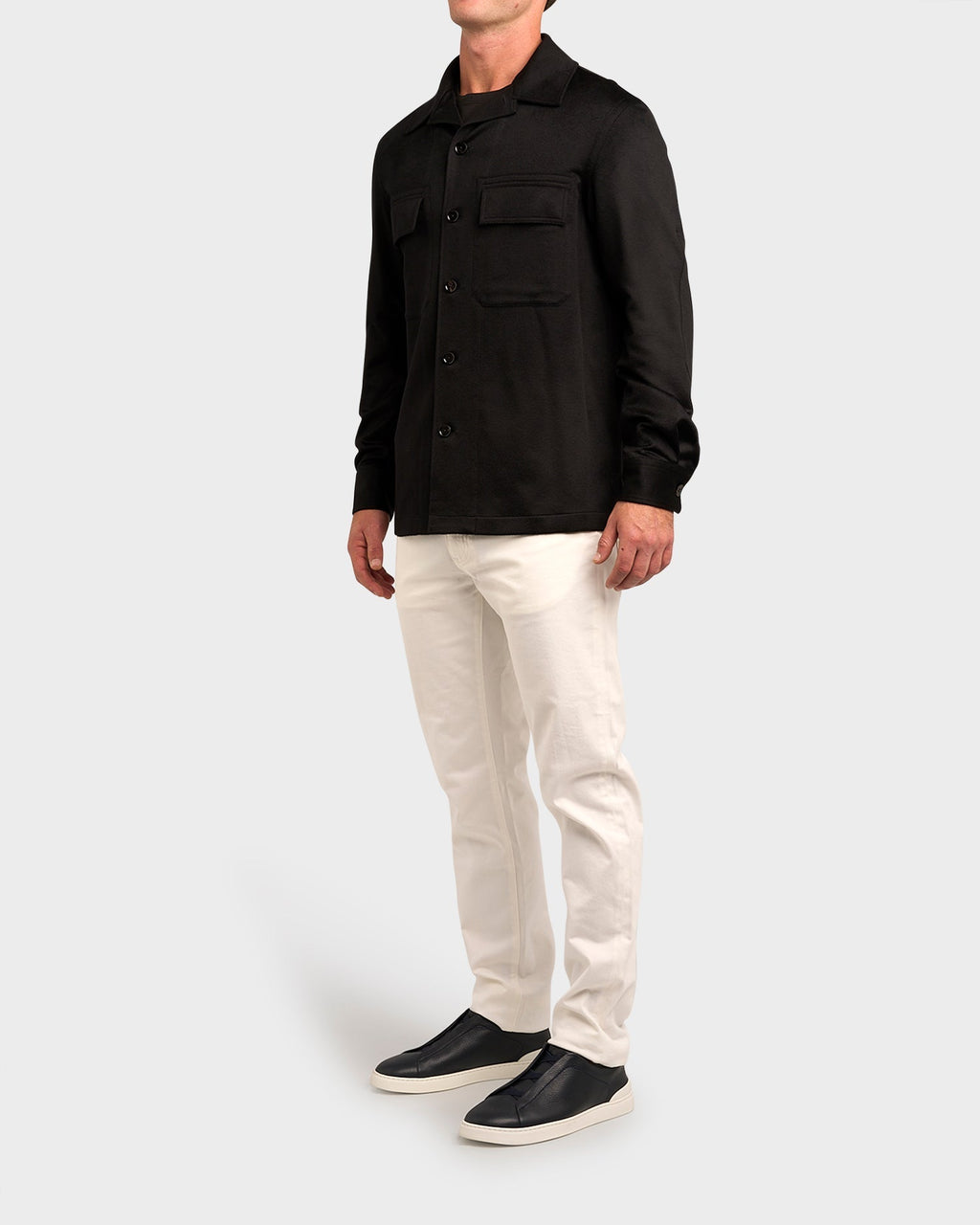 Black Oasi Cashmere Overshirt