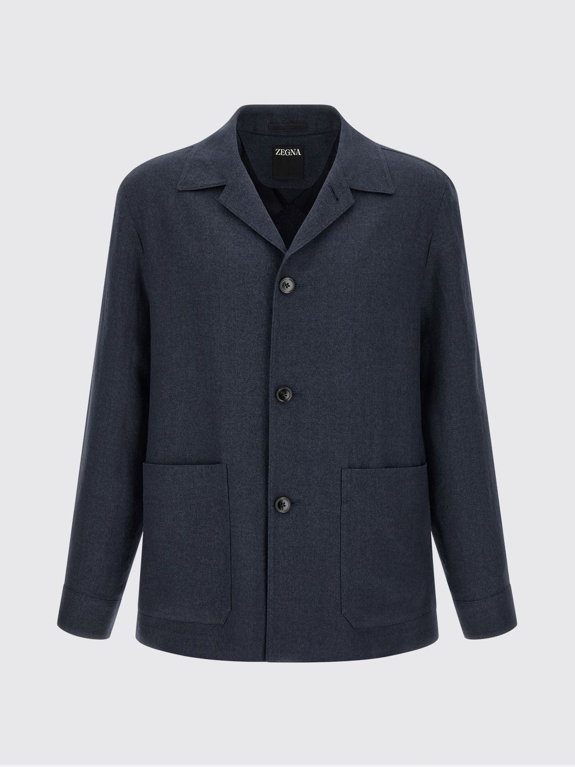 Zegna Jacket Men Blue
