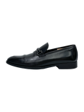 Ermenegildo Zegna Black Leather Penny Loafers 8 D US