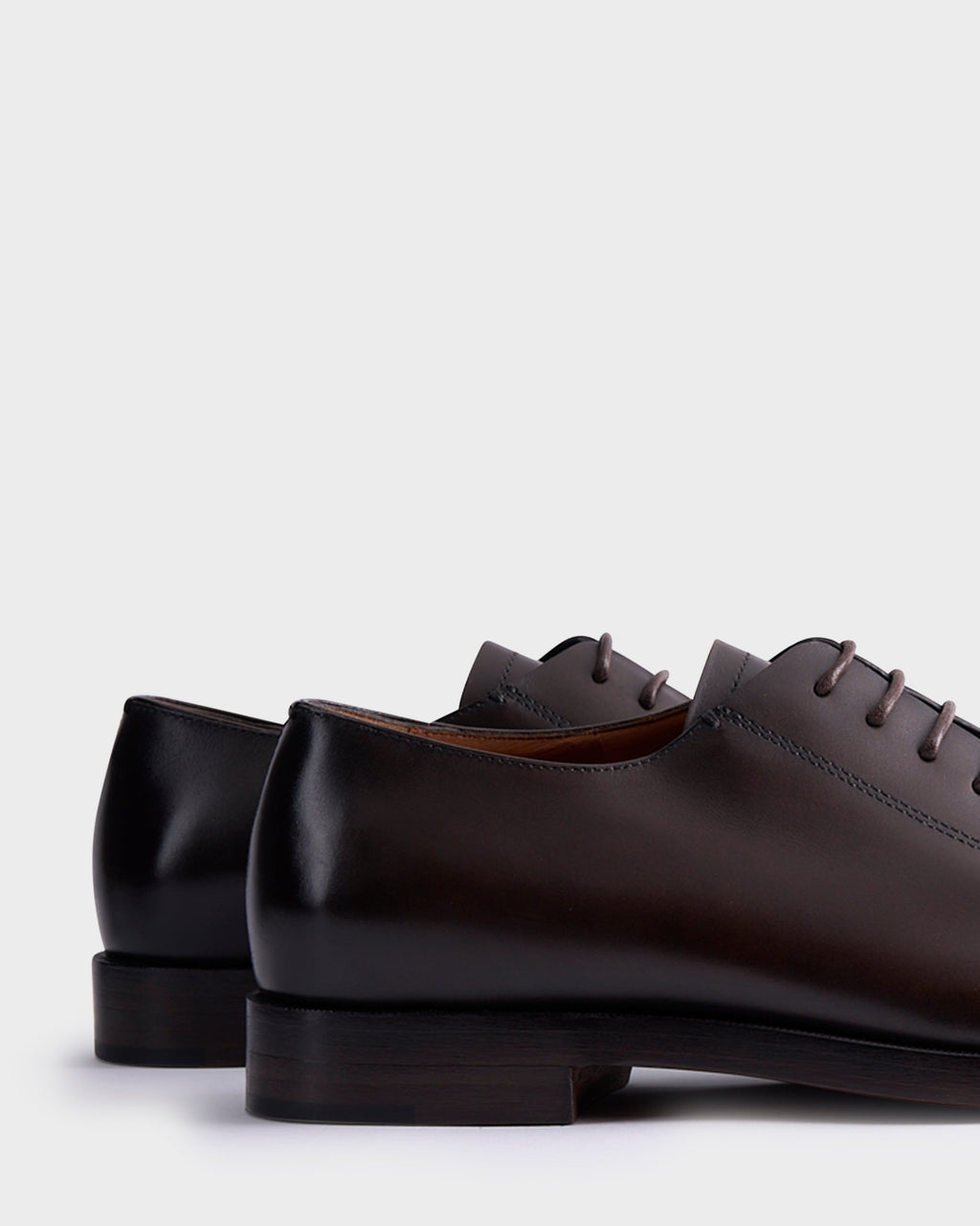 Brown Leather Torino Derby Shoes