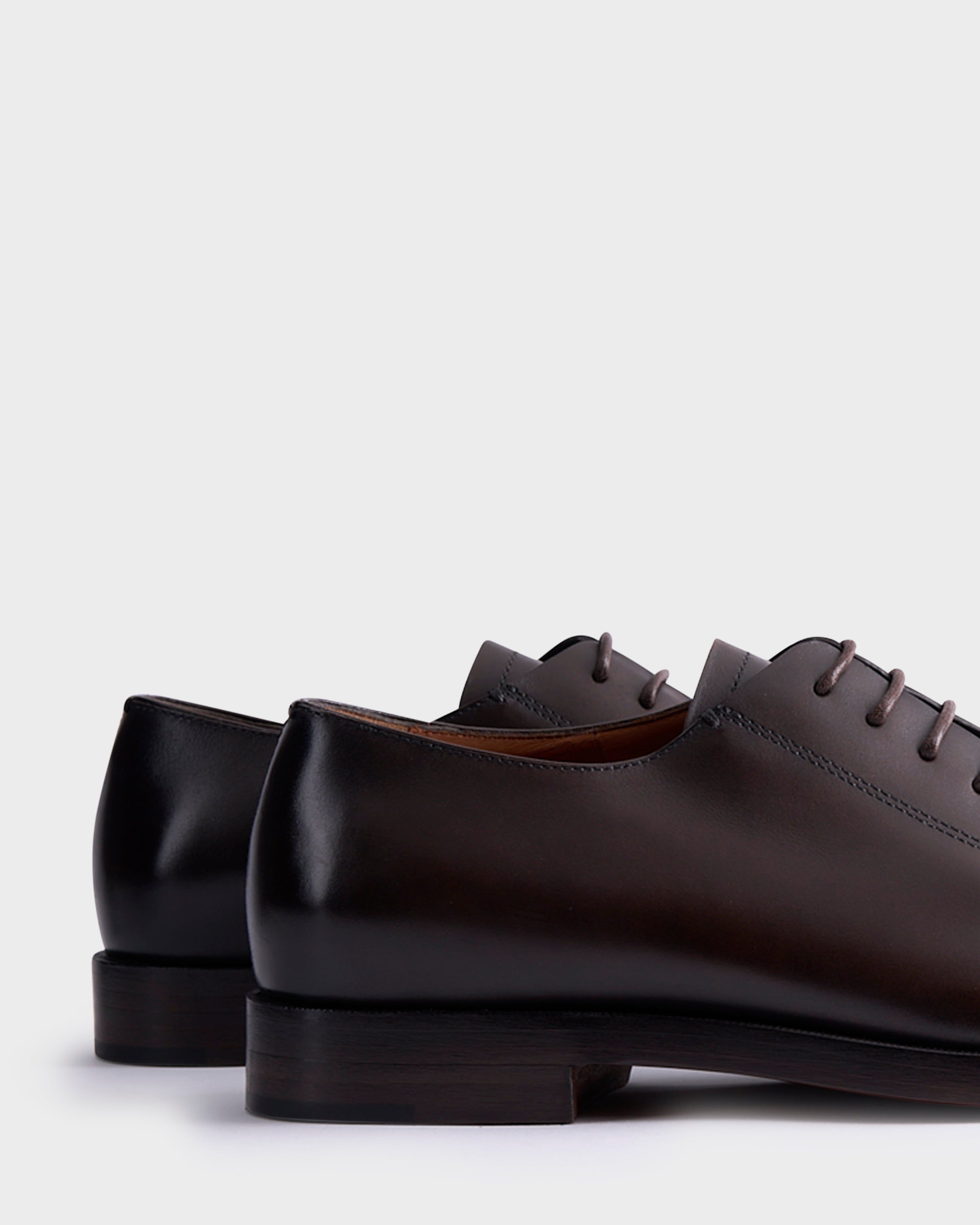 Brown Leather Torino Derby Shoes