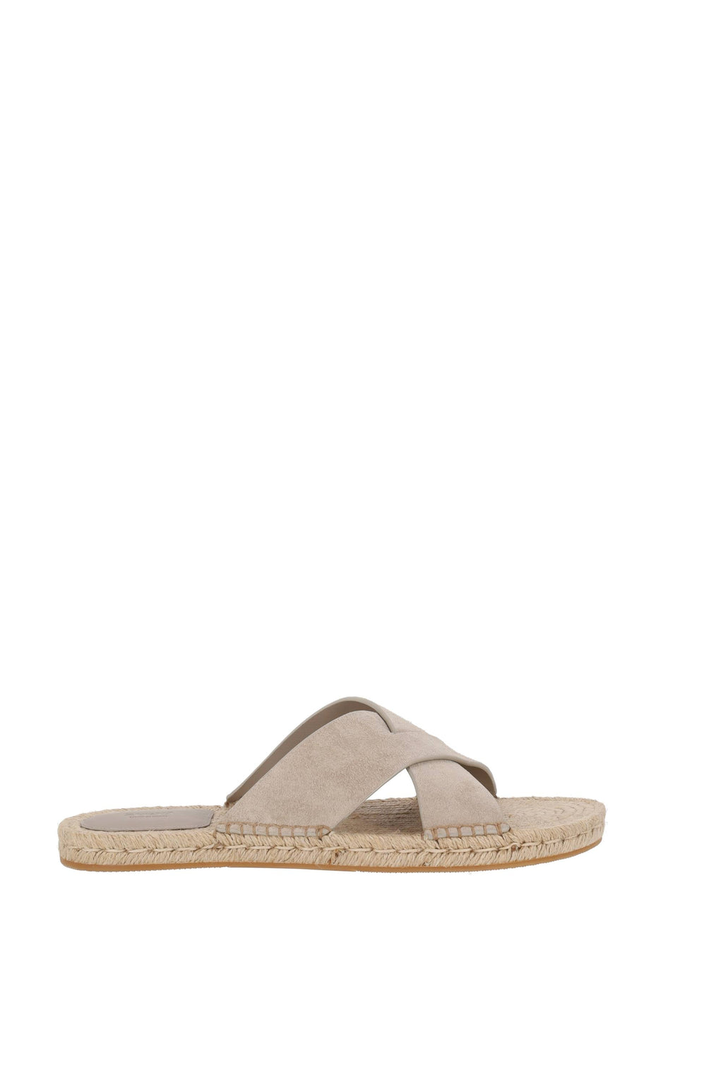 Sandalo in pelle scamosciata