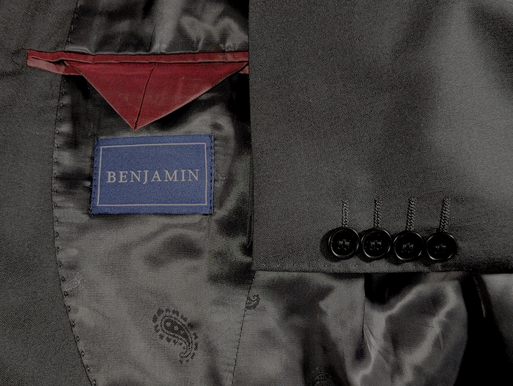 Benjamin x Zegna Suit Dark Charcoal Grey Wool/Silk