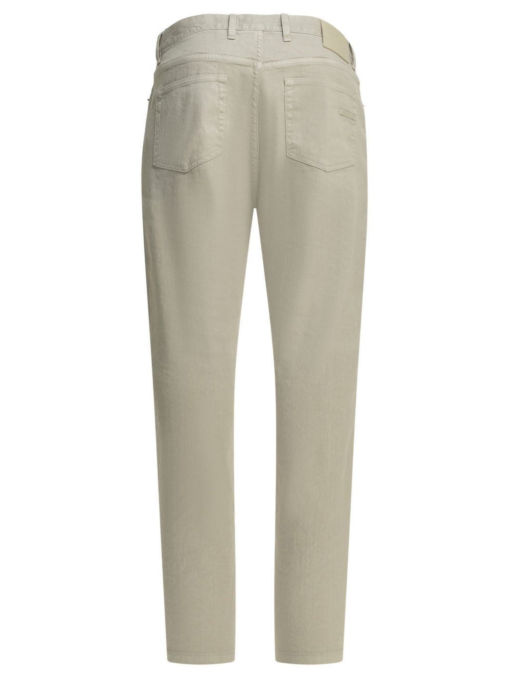 Zegna Roccia Straight Leg Jeans Grey Men