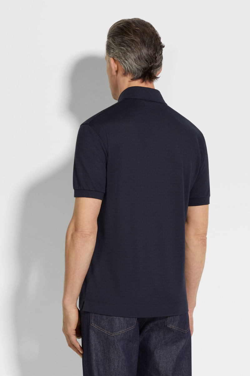 Cotton Silk Polo