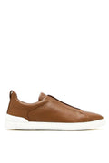 Sneakers Triple Stitch in pelle di cervo