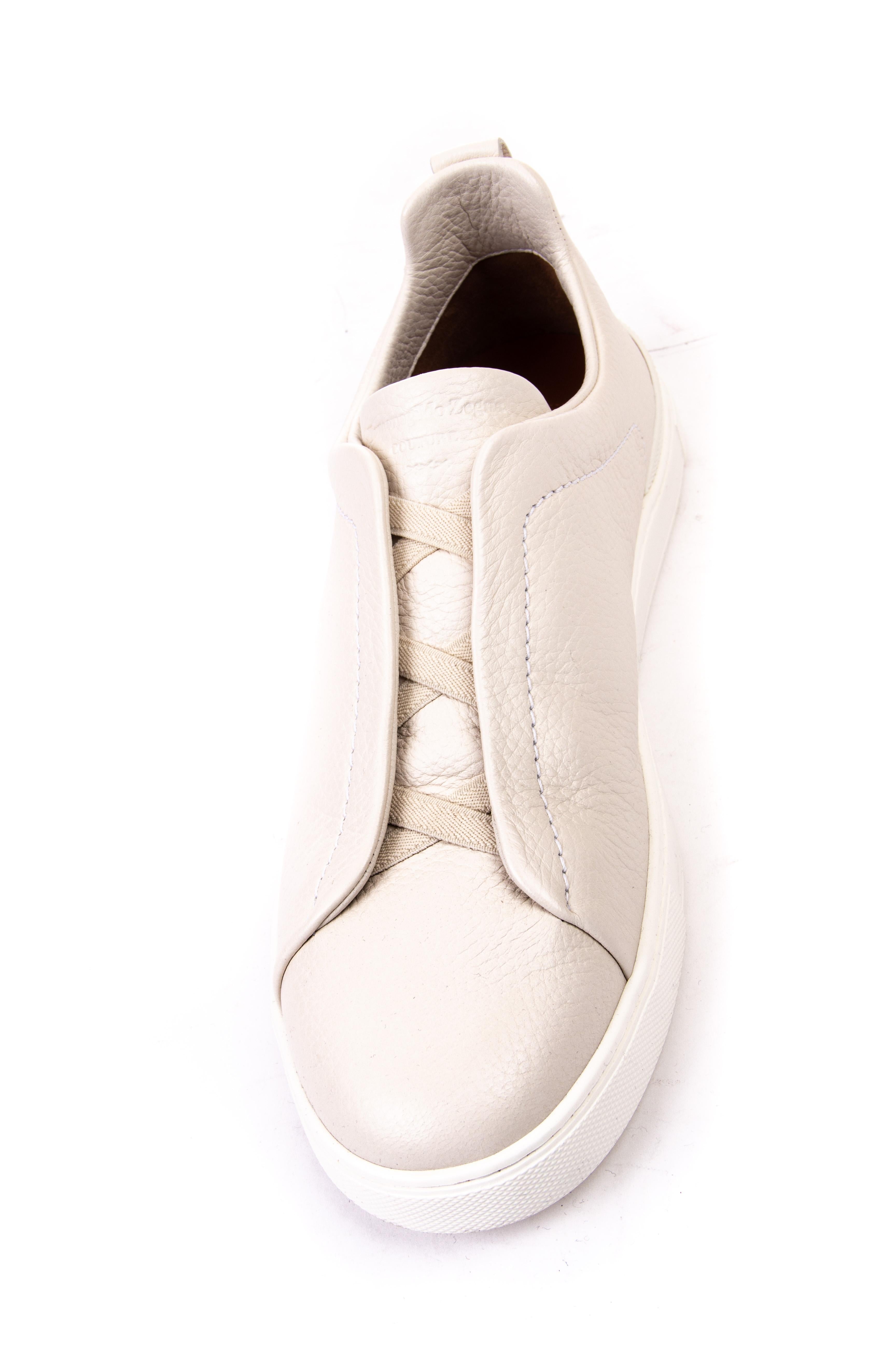 Sneakers Triple Stitch in cervo supersoft