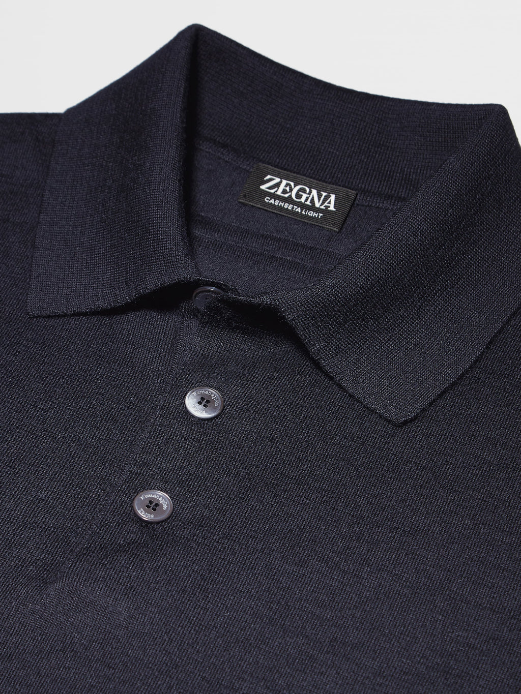 Zegna Polo in Navy Blue