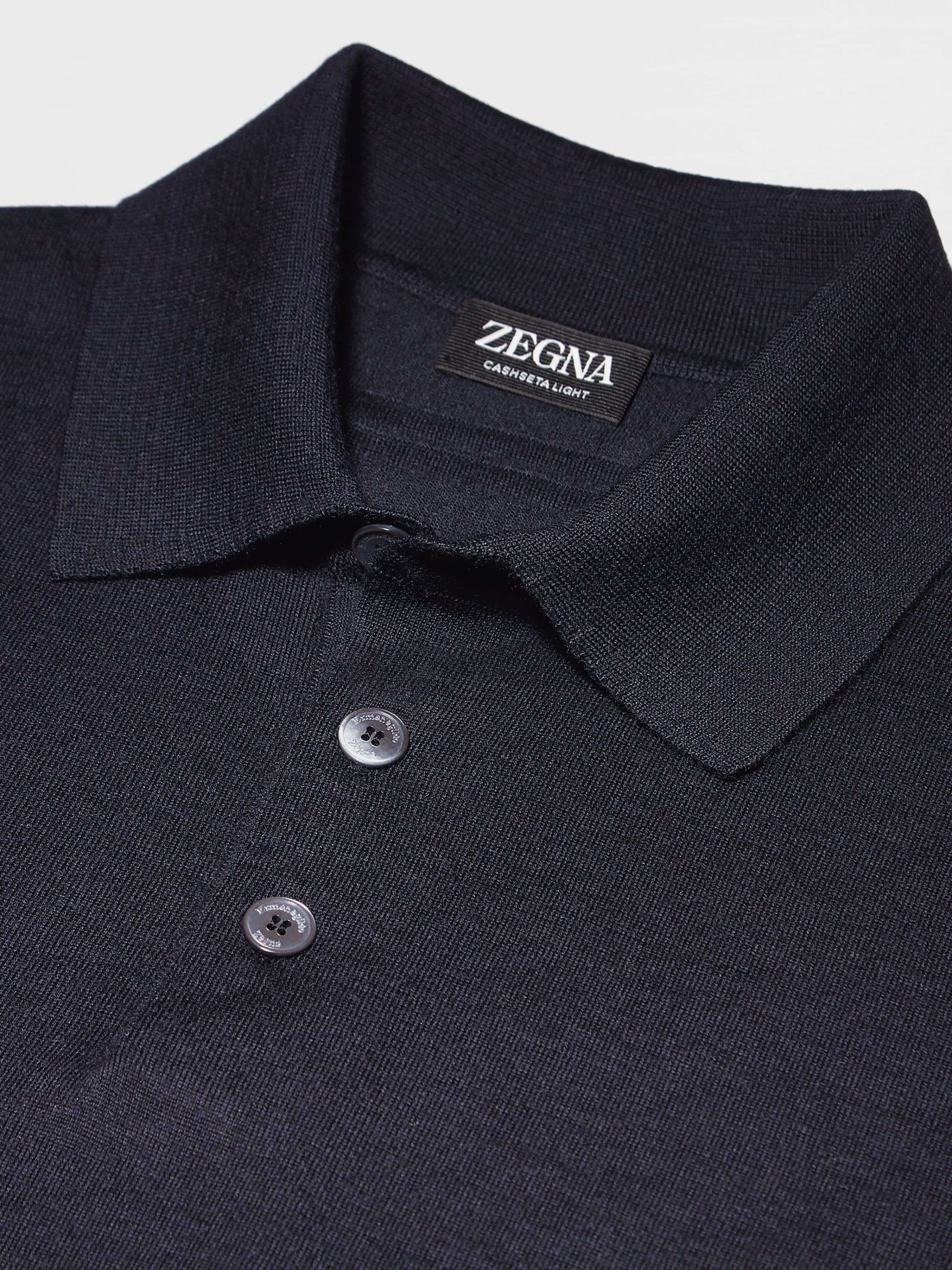 Zegna Polo in Navy Blue