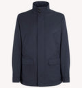 Zegna Technical Field Jacket in Navy